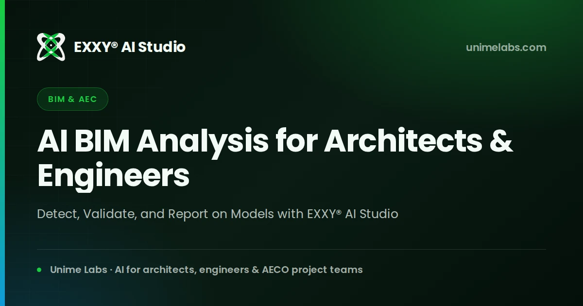 BIM model with AI-detected issues highlighted